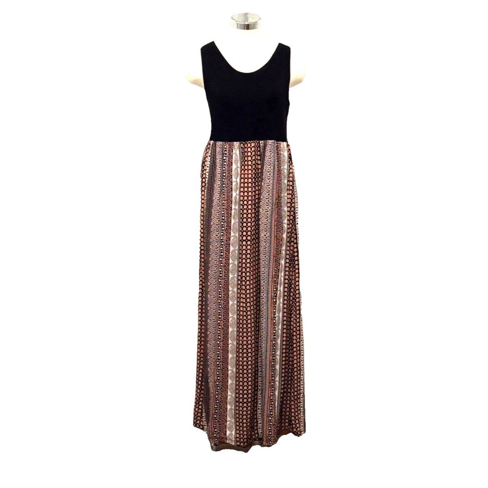 RACHEL ZOE Small Multi-color Maxi Resort Hippie Gypsy Boho Beachy Dress